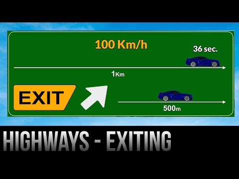 How to Exit a Highway / Freeway
