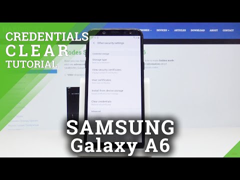 How to Clear Credentials in Samsung Galaxy A6 – Remove All Certificates
