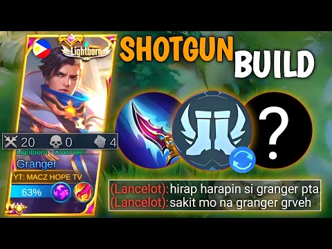 20KILLS😲 THANKS MOONTON FOR NEW  SHOT GUN BUILD FOR GRANGER| GRANGER NEW BUILD AND EMBLEM SET 2023