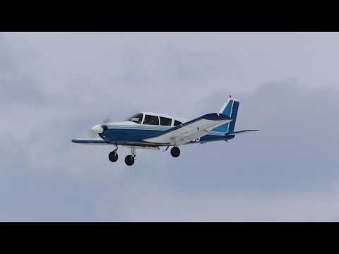 Piper Cherokee 180 landing