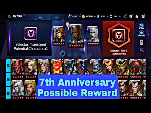 7th Anniversary Special Possible Rewards Details - Marvel Future Fight