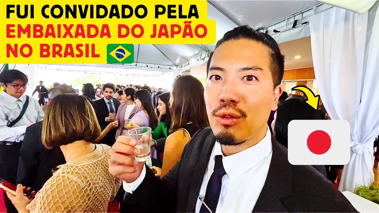 Fui convidado pela Embaixada do Japão no Brasil