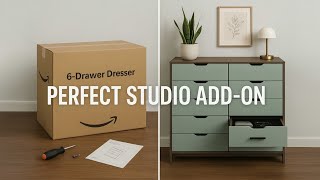 6 Drawer Dresser from Amazon for $99 - How I use it in my studio