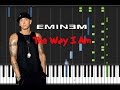 Eminem - The Way I Am [Piano Tutorial ...
