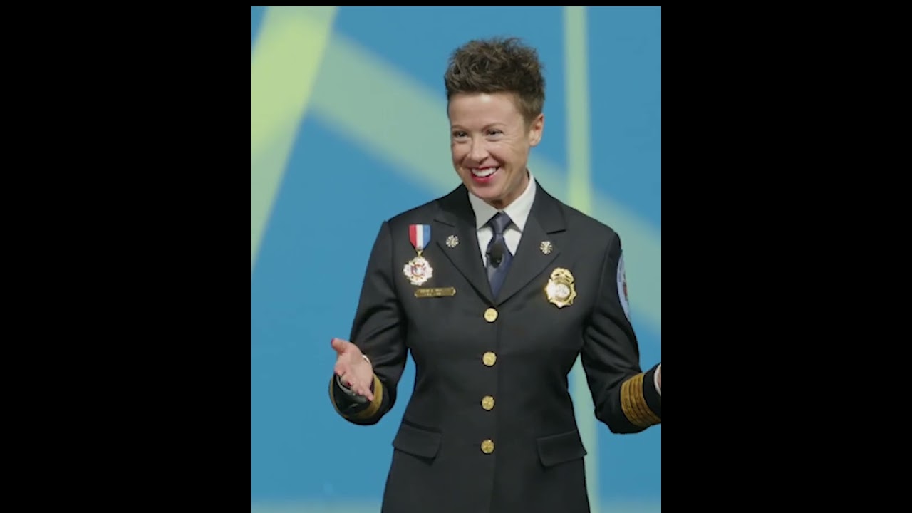 President Trisha L. Wolford at The Fire Rescue International 2025.