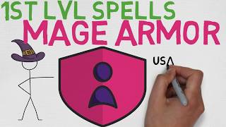 1st Level Spell #56: Mage Armor (5E)