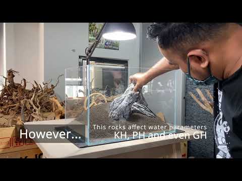 Iwagumi Style Aquascaping - Hardscape using Seiryu Stones (Mini Landscape) on 45cm tank