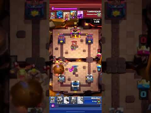[Clash Royale] Beating Barb Hut Elixir Golem Using Xbow 3.0