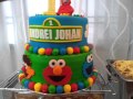 Sesame Street Rainbow Cake Colorful