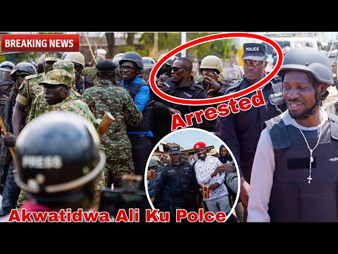 BREAKING NEWS!! Bobi Wine Akwatidwa Body Guard’we Aba EC Byabakama Beyamuwa Bona Basuze Ku Police