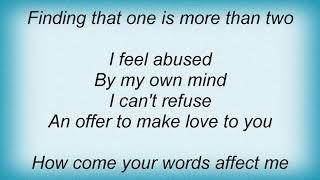 Sophie B. Hawkins - The One You Have Not Seen Lyrics