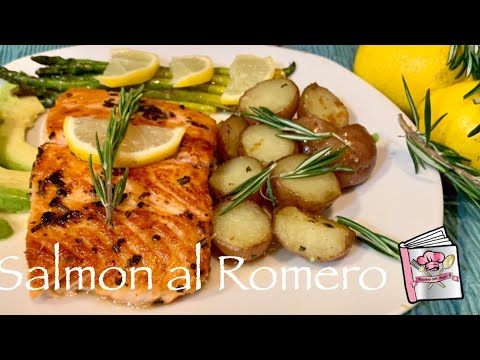 #salmonalromero #rosemarysalmon COMO HACER SALMON AL ROMERO- How to make rosemary salmon