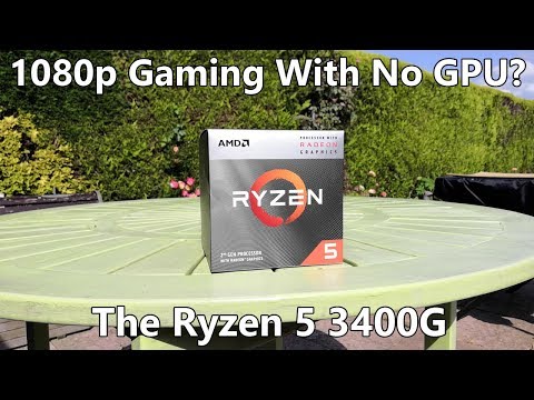 Gaming With The New AMD Ryzen 5 3400G!