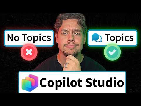 Copilot Studio: When to Use Topics Copilot Studio: When to Use Topics