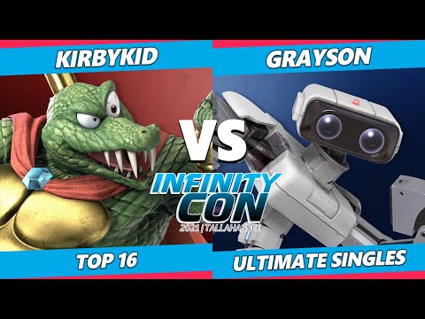 Infinity Con 2021 Top 16 - KirbyKid (K Rool) Vs. Grayson (ROB) SSBU Ultimate Tournament