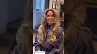 Face framing long layered dry haircut with Van Clarke  #dryhaircut #faceframinglayers