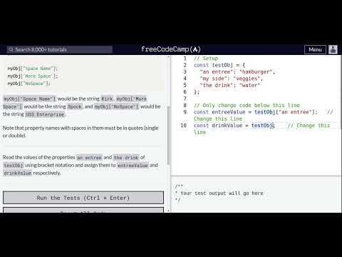 Lesson 85 Basic Javascript Accessing Object Properties With Bracket Notation