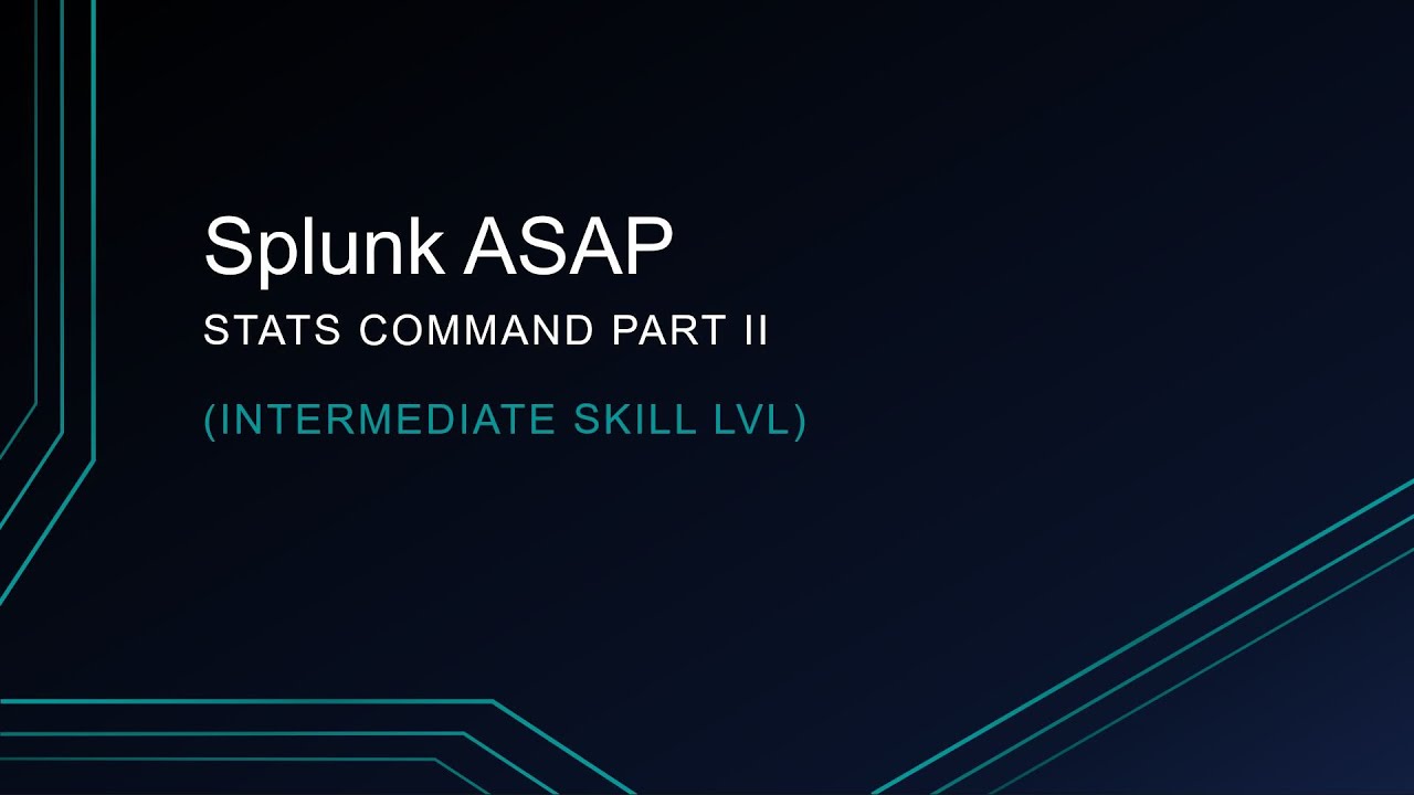 Splunk stats command part II (intermediate)