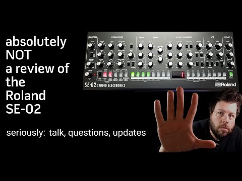 Absolutely NOT a review of the Roland SE-02: reason why and what comes next?