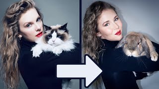 Recreating Taylor Swift's Iconic Cat Photos—With My Rabbit!