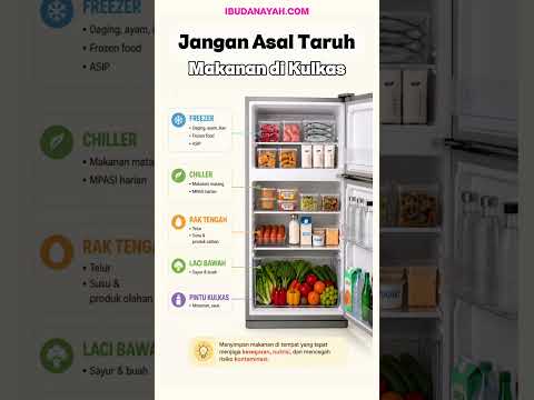 Simpan Makanan di Kulkas yang Benar