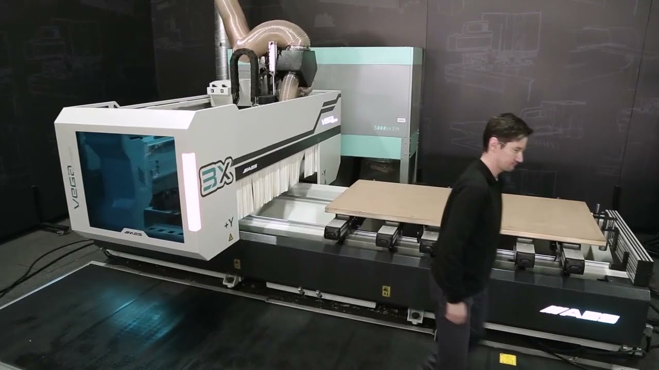 AES VEGA SUPER   3 Eksen CNC Ahşap Freze   Hızlı, Pratik, Güvenilir