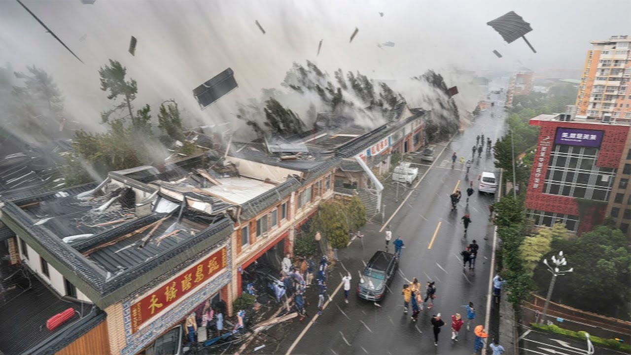 120 momentos chocantes da fúria da Mãe Natureza | O melhor de 2024 !