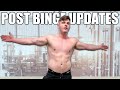 PHYSIQUE UPDATE AFTER A WEEKEND GETAWAY