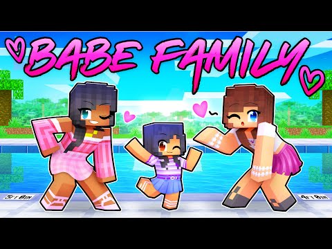 Aphmau - Found By The BABE FAMILY In Minecraft!