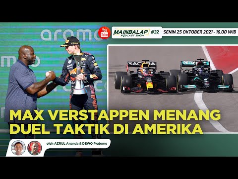 Max Verstappen Menang Duel Taktik di Amerika - Mainbalap Podcast Show #32 w/ Aza & Dewo
