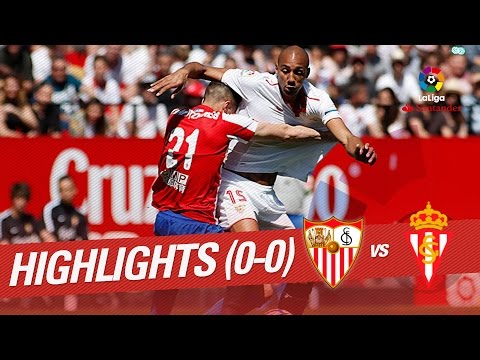 Highlights Sevilla FC vs Sporting de Gijón (0-0)