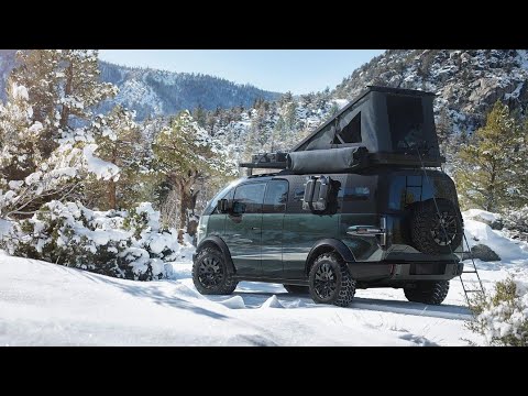 Thumbnail for WINTER BETA TESTING New l ectric brand canoo | #vehiclecom  #vehicle #canoo #electric #newelectric by Canoo