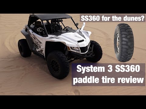SYSTEM 3 SS360 Paddle Tires Dune Review with ARCTIC CAT WILDCAT XX