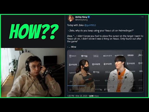 World Champ ZEKA Didn't Know THIS About Yasuo Ult