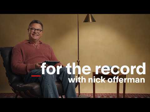Nick Offerman Reacts to Aubrey Plaza’s Claim He Rewatches "Parks and Rec" | For the Record | Esquire