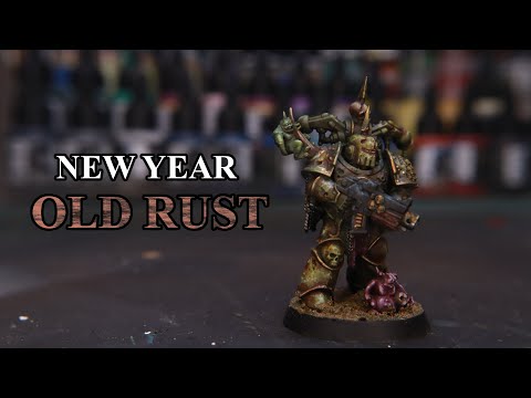 Starting The New Year by Painting GRIMDARK Plague Marines