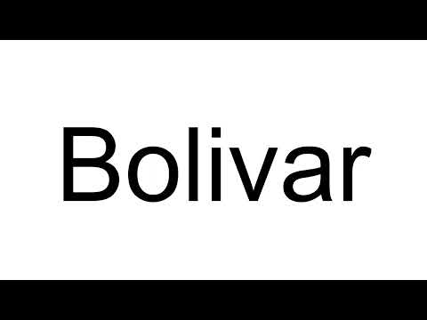 How to Pronounce Bolivar (Spanish)