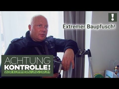 Riesige RISSE und nasse Wände! 😰 Baupfusch entdeckt! | Achtung Kontrolle