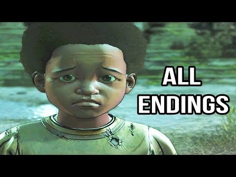 All Endings In The Walking Dead Game Season 4 Episode 1 - All Endings