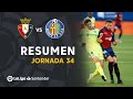 Resumen de CA Osasuna vs Getafe CF (0-0)