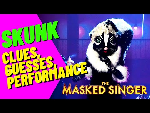 Skunk Performance, Clues and Guesses - Masked Singer