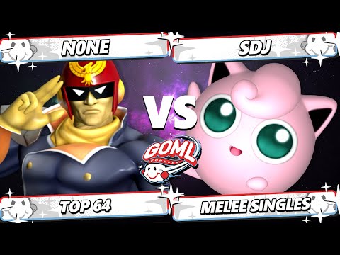 GOML 2025 - n0ne (Captain Falcon) Vs. SDJ (Jigglypuff) Smash Melee - SSBM
