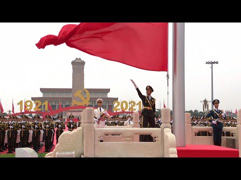 GLOBALink | Flag-raising ceremony held at Tian'anmen Square during CPC centenary ceremony
