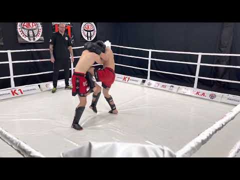 WKA Amateur English Middleweight Title ( K1-Light ) : Callum Pace vs Ali Malik - Round 3.