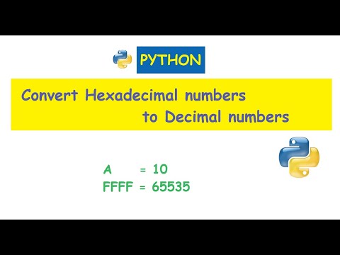 Python How Do I Convert Hex To Decimal In Python