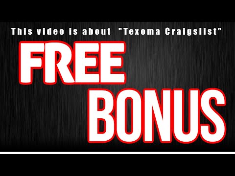 Craigslist Texhoma