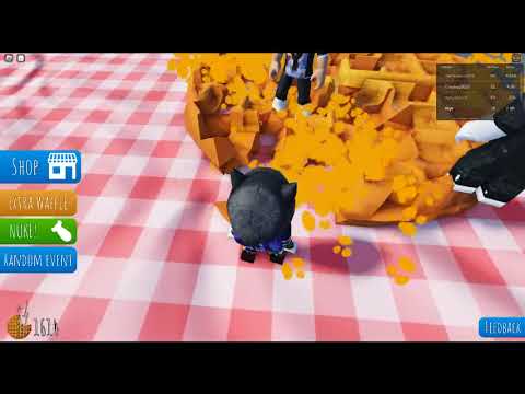 roblox eat a huge waffle gameplay part 2