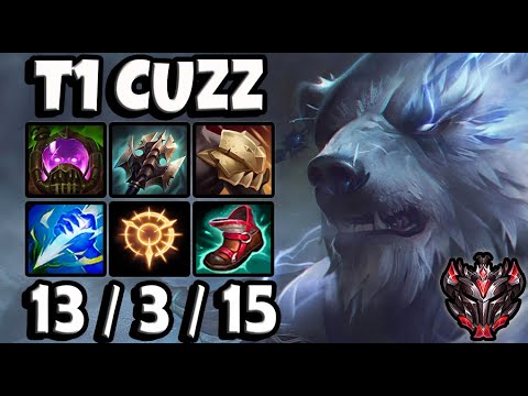 VOLIBEAR Jungle vs HECARIM [ T1 Cuzz ] Patch 11.8 Ranked Korea ✅