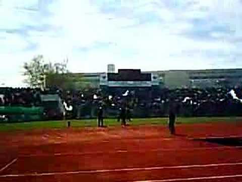 "Los panzers (Salida clasico clausura 07)" Barra: Los Panzers • Club: Santiago Wanderers • País: Chile