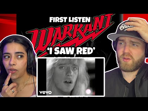 Our First Time Reaction to: Warrant - I Saw Red | KAREN WENT FROM CRYING TO IN SHOCK!